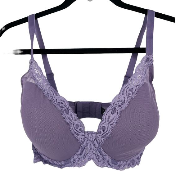 Natori bra 730023 Feathers underwire contour lilac size 32G - Picture 1 of 6